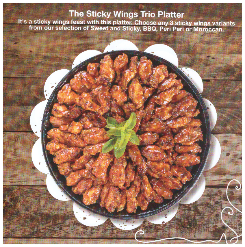The Sticky Wings & Strips Platter